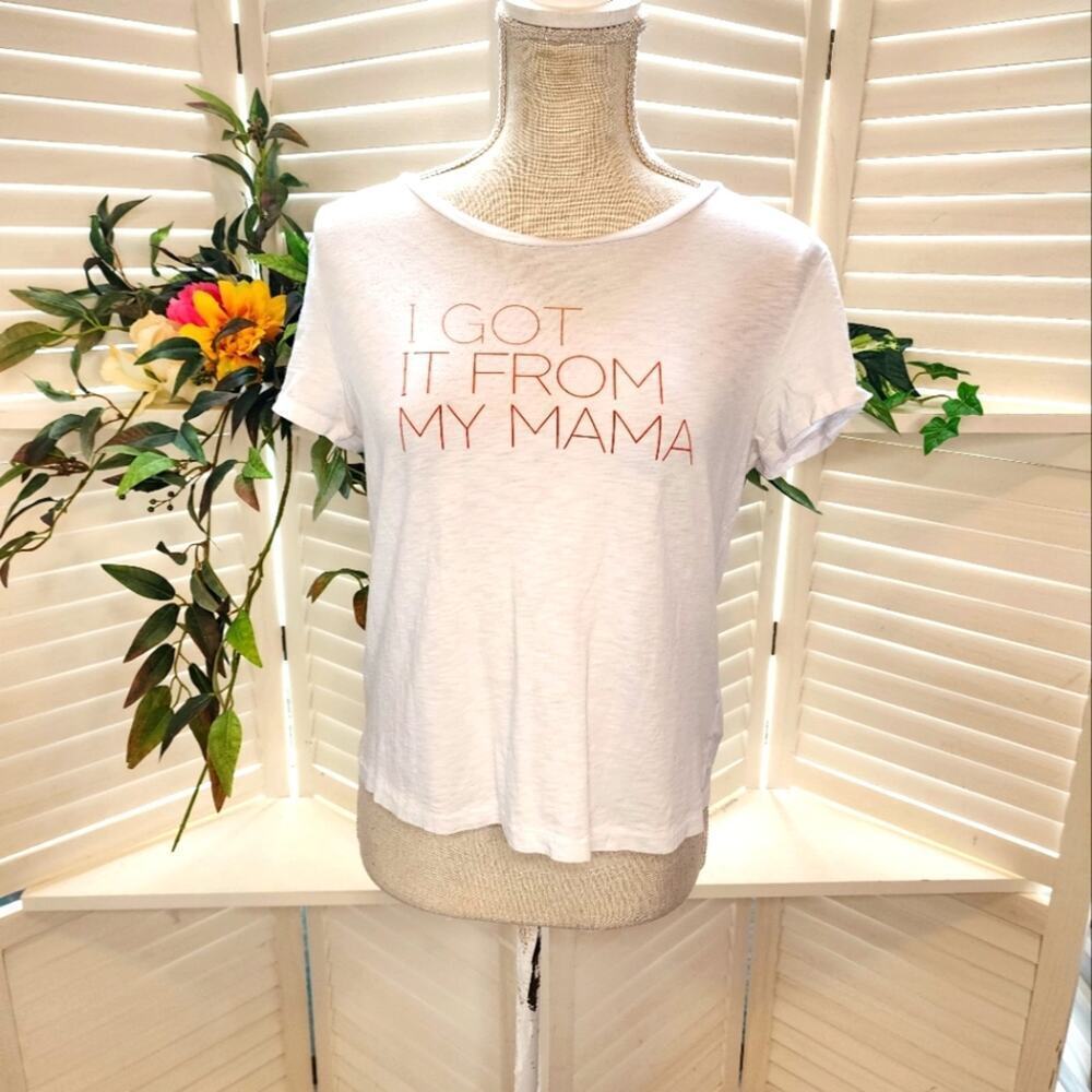 CHRISTIAN SIRIANO I GOT IT FROM MY MAMA TEE SIZE MED